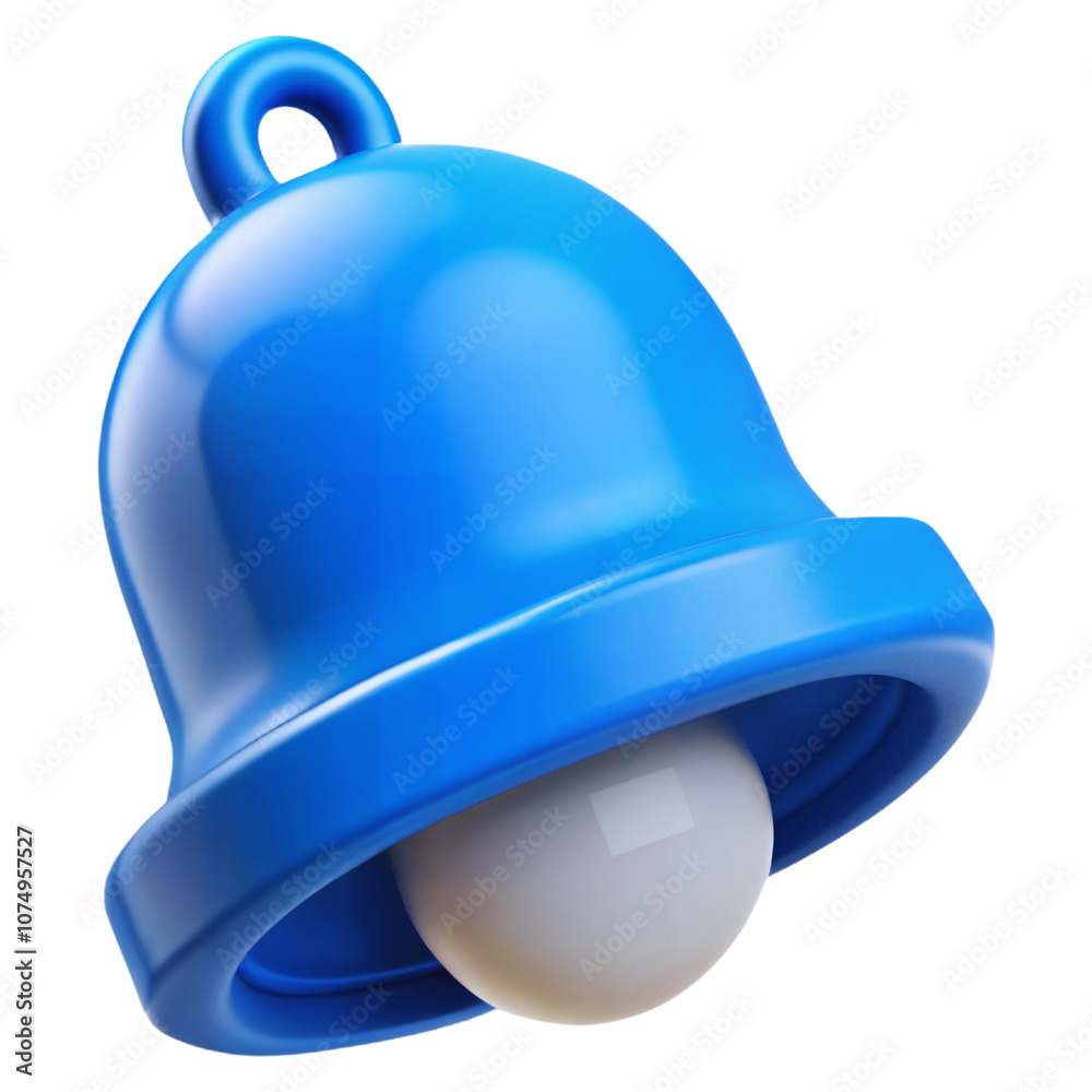 Fototapeta premium Notification bell 3D Icon 