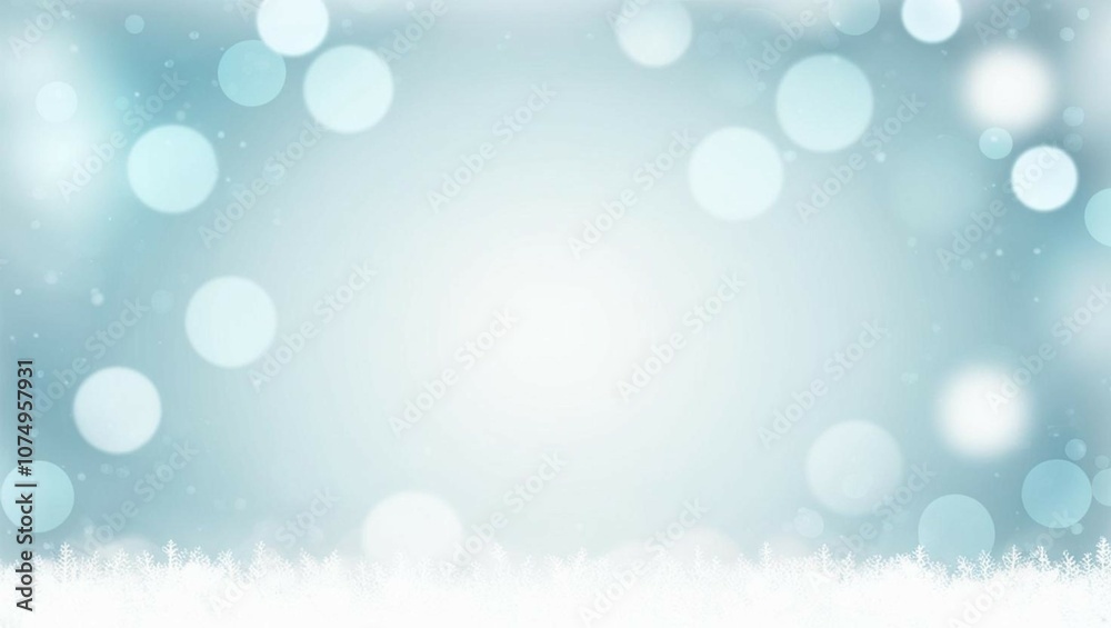 Abstract light blue bokeh lights background christmas snow Abstract light blue bokeh lights background christmas snow