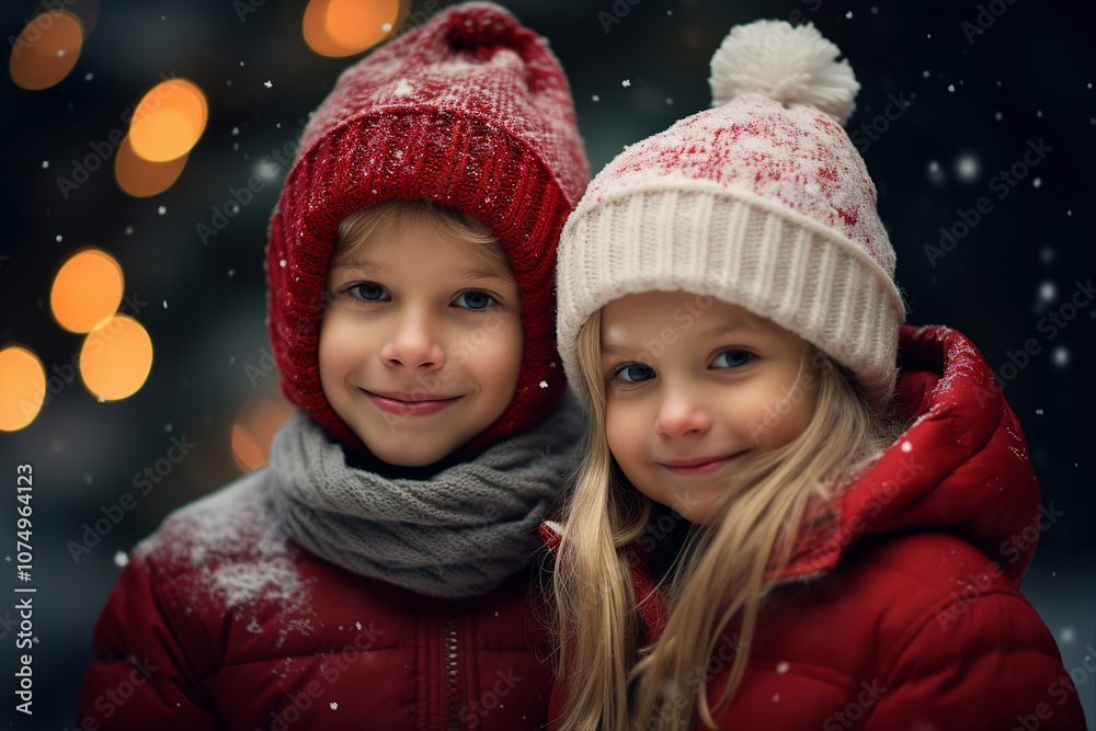 Adorable little child waiting santa in xmas night fell asleep sweet dreams, Generative AI illustration Adorable little child waiting santa in xmas night fell asleep sweet dreams, Generative AI illustration