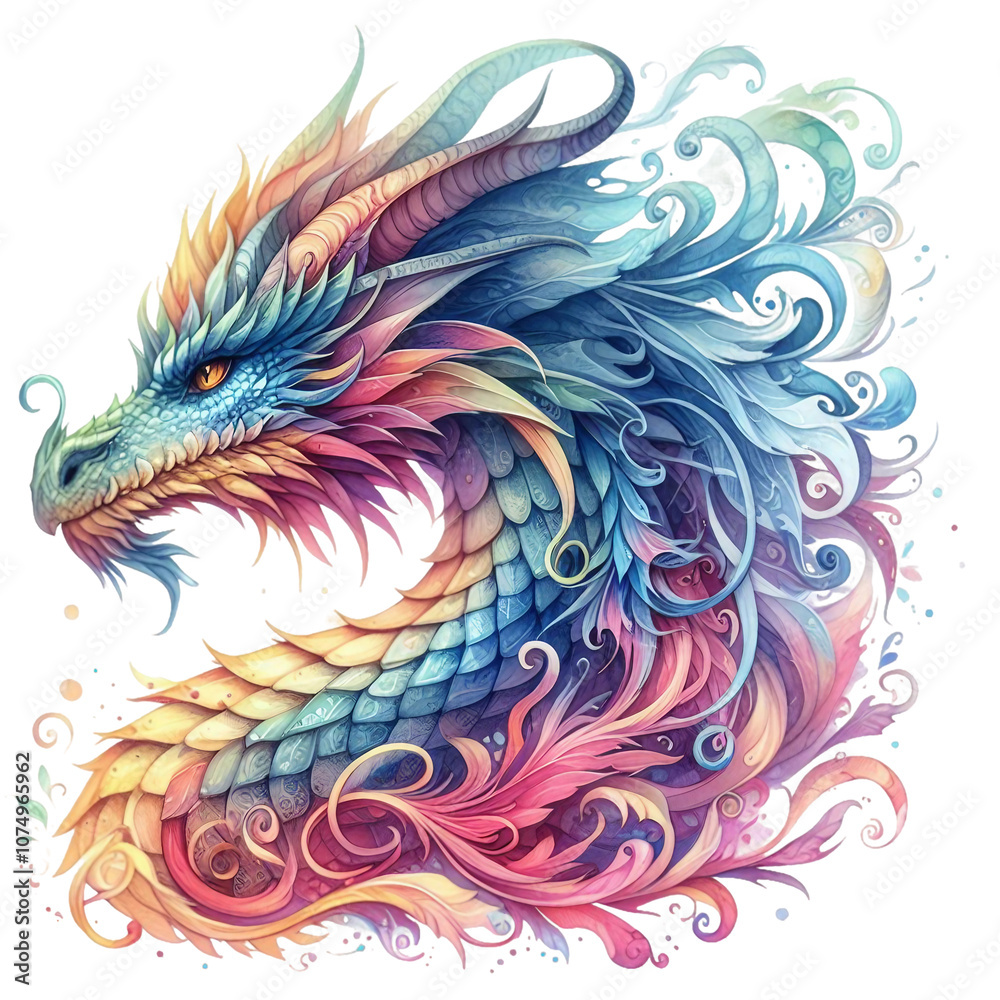 Obraz premium Amazing dragon image