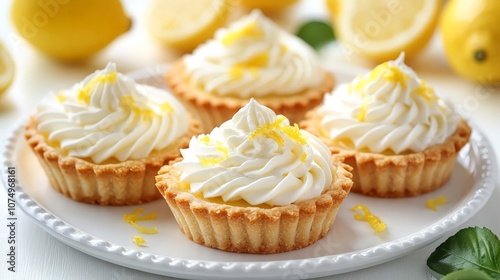 Fresh Lemon Tart with Creamy Whipped Topping