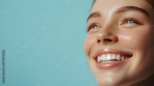 Radiant Smile of Woman for Dental Ads
 photo