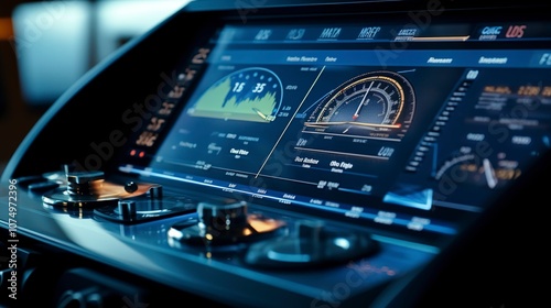 Wallpaper Mural A photo of a modern yachts engine throttle Torontodigital.ca