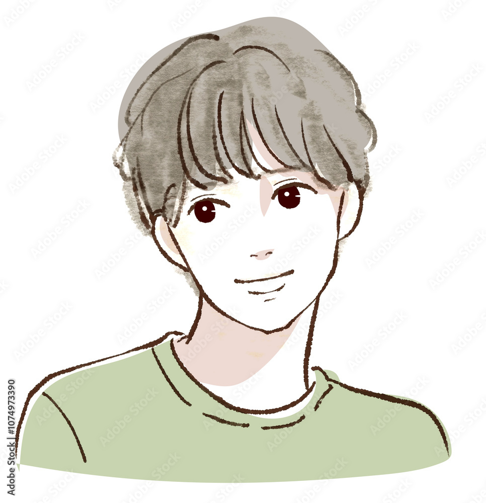 男性・男の子のイラスト素材 男性・男の子のイラスト素材