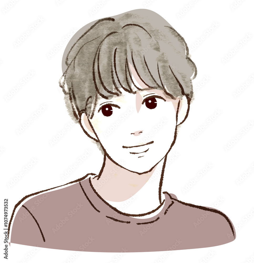 男性・男の子のイラスト素材 男性・男の子のイラスト素材