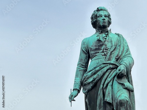 Mozart Statue, Salzburg, Austria photo