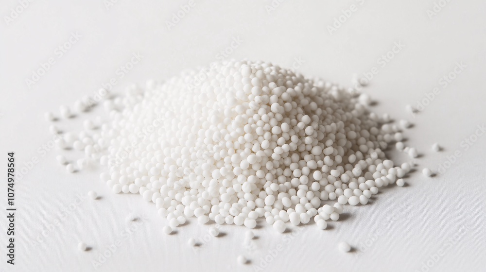 A Monochromatic Mound: Tiny White Spheres on a Pristine Canvas. Scientific Exploration, Microscopic Detail, and the Purity of Discovery. A Monochromatic Mound: Tiny White Spheres on a Pristine Canvas. Scientific Exploration, Microscopic Detail, and the Purity of Discovery.