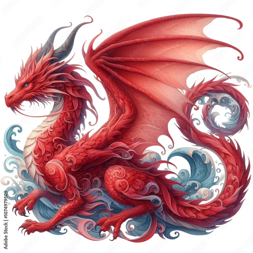 Fototapeta premium Amazing dragon image