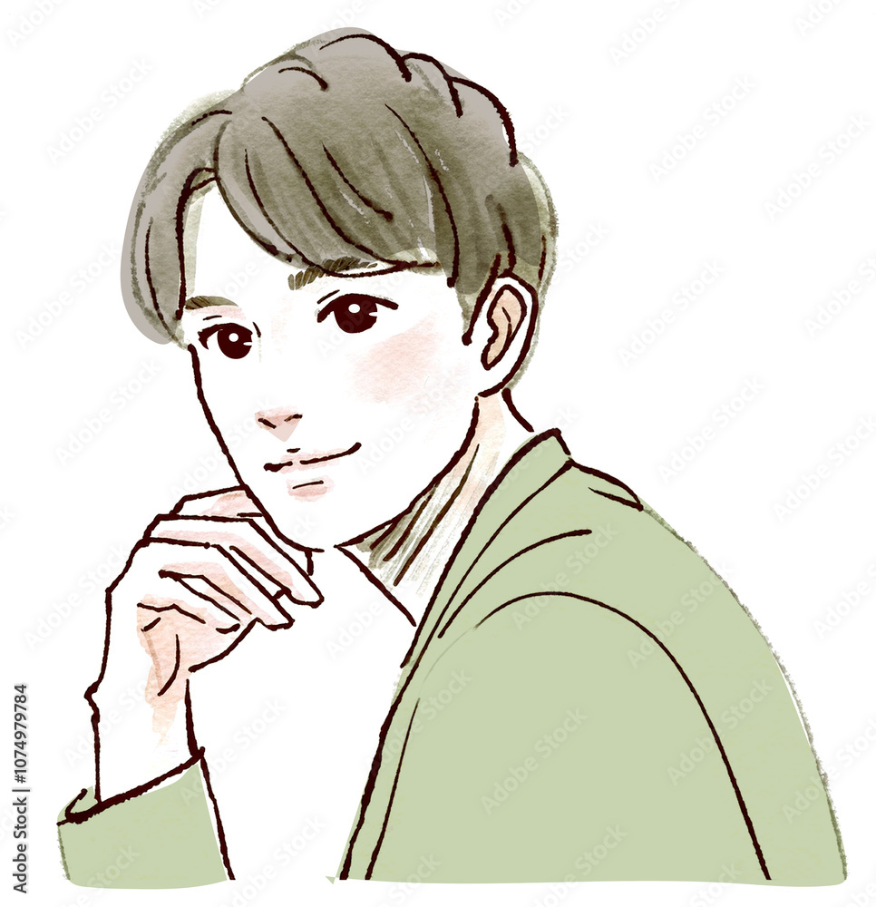 男性・男の子のイラスト素材 男性・男の子のイラスト素材