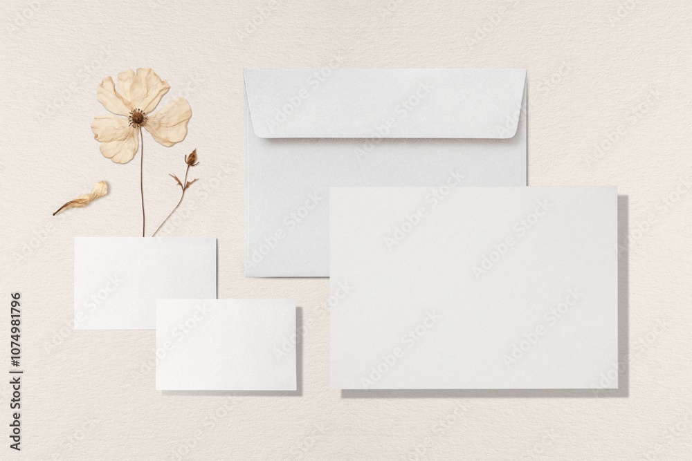 Off-white corporate identity, card & envelope Off-white corporate identity, card & envelope
