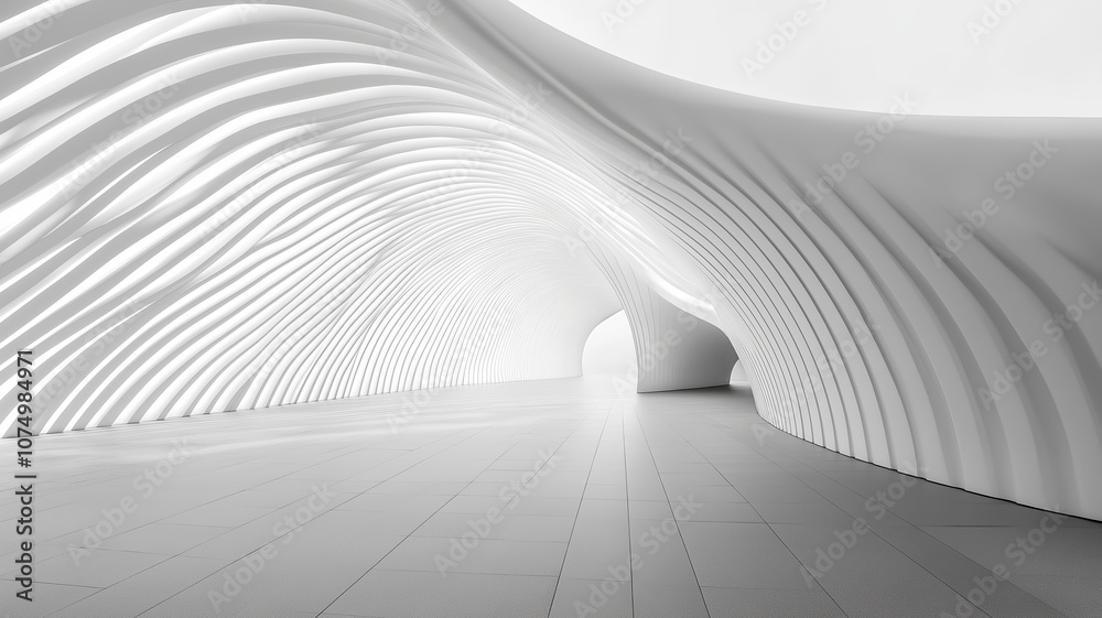 Obraz premium Stunning Curves and Light in Architecture