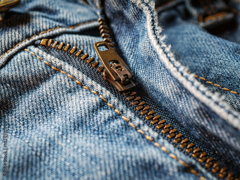 Close up of denim zipper jeans, jeans as daily wear Concept of jeans, Close up of denim zipper jeans, jeans as daily wear Concept of jeans,
