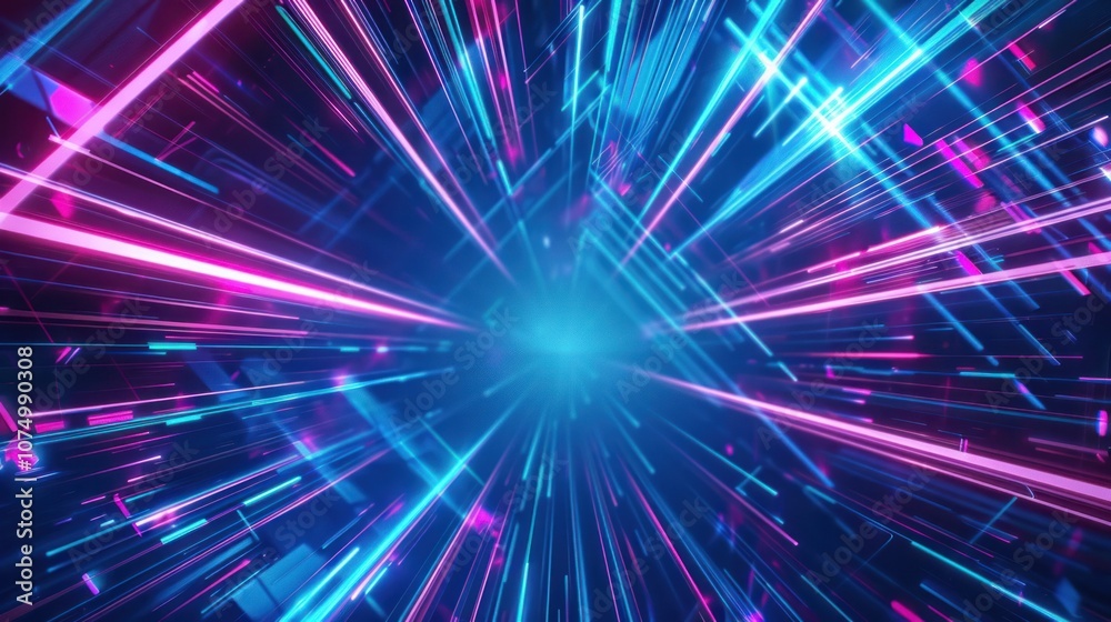 Fototapeta premium Abstract Neon Lights