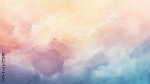 Soft pastel abstract background with a gradient mesh effect