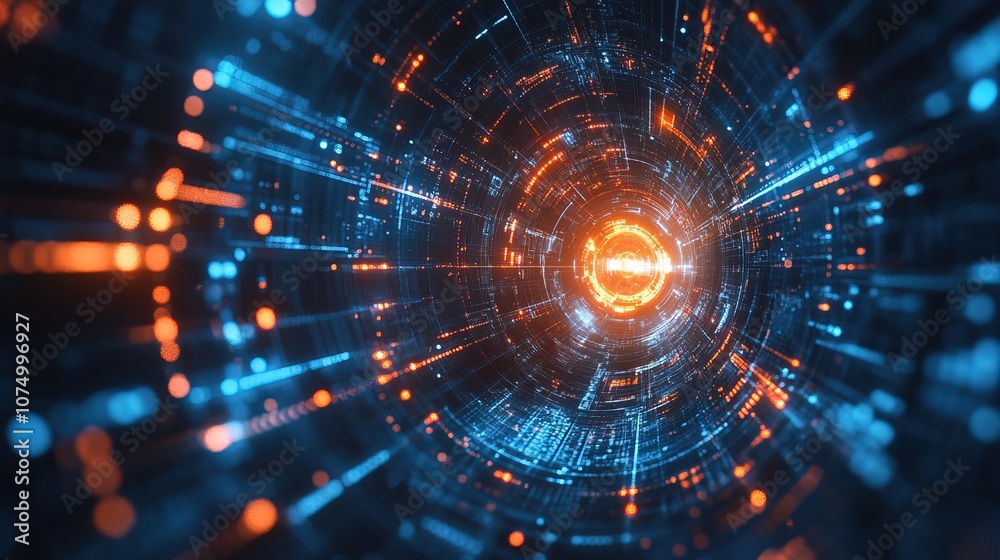 Abstract futuristic techno background Abstract futuristic techno background