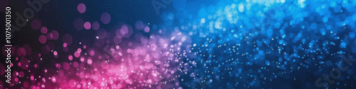 Sparkling Particle Background with Blue and Pink Hues