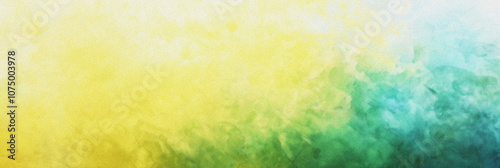 Blurred Yellow and Green Gradient Abstract Digital Background