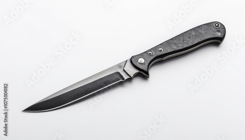 Black Knife/ Blade isolated on white background.