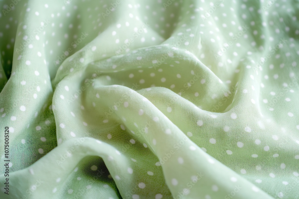 Pale green polka dots Pale green polka dots