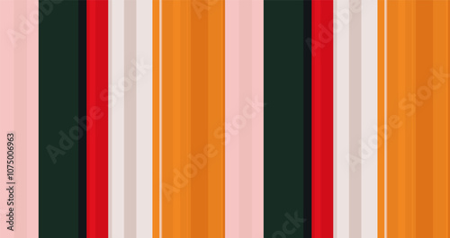 vertical retro color stripes seamless background . fashion stylish print design. stripes pattern vector for fabric, background, backdrop, paper, banner, wallpaper, marble, surface