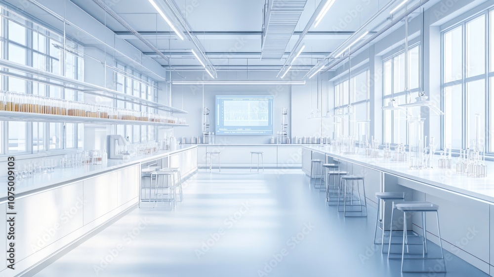 Fototapeta premium Modern Laboratory Interior Design