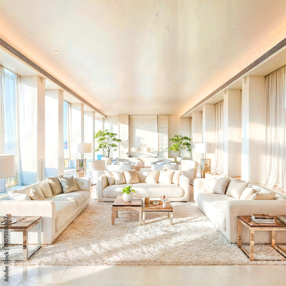 luxury clean bright white interior
luxury clean bright white interior
