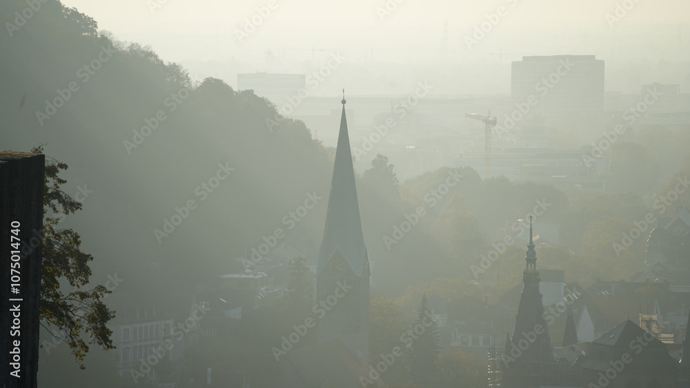 Fototapeta premium Heidelberg drone