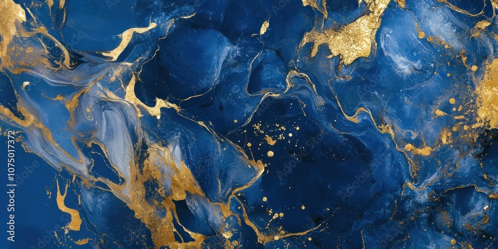 Blue marble gold background decorative astronomy. Blue marble gold background decorative astronomy.