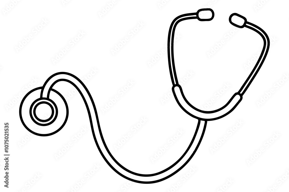 Doctor stethoscope medical device flat icon vector, stethoscope outline vector
Doctor stethoscope medical device flat icon vector, stethoscope outline vector