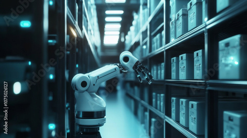 Automated Warehouse Robotics Streamlining Inventory Management and Distribution