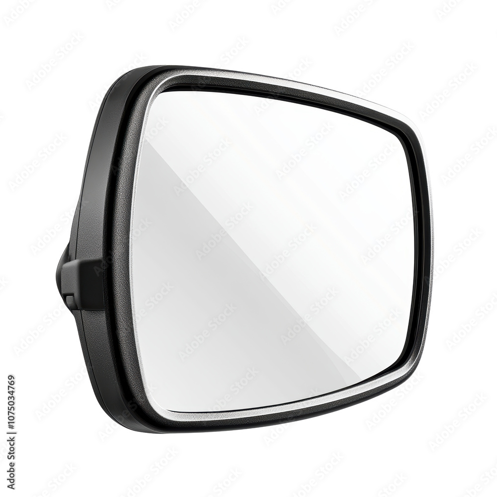 Obraz premium Stylish Automotive Side Mirror Design with Transparent Backgroun