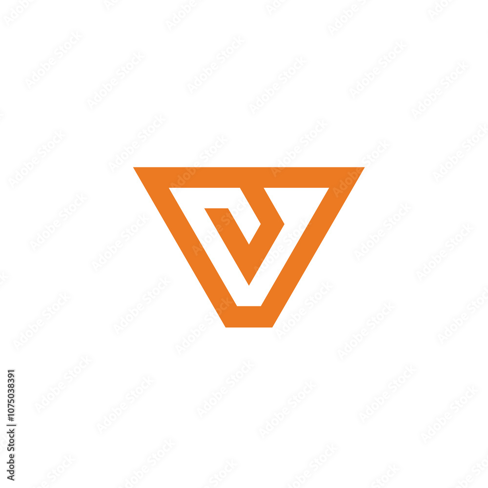 Abstract Geometric Letter V Logo design vector template Abstract Geometric Letter V Logo design vector template