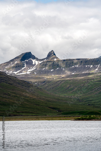 East Fjords Landscape, Iceland photo