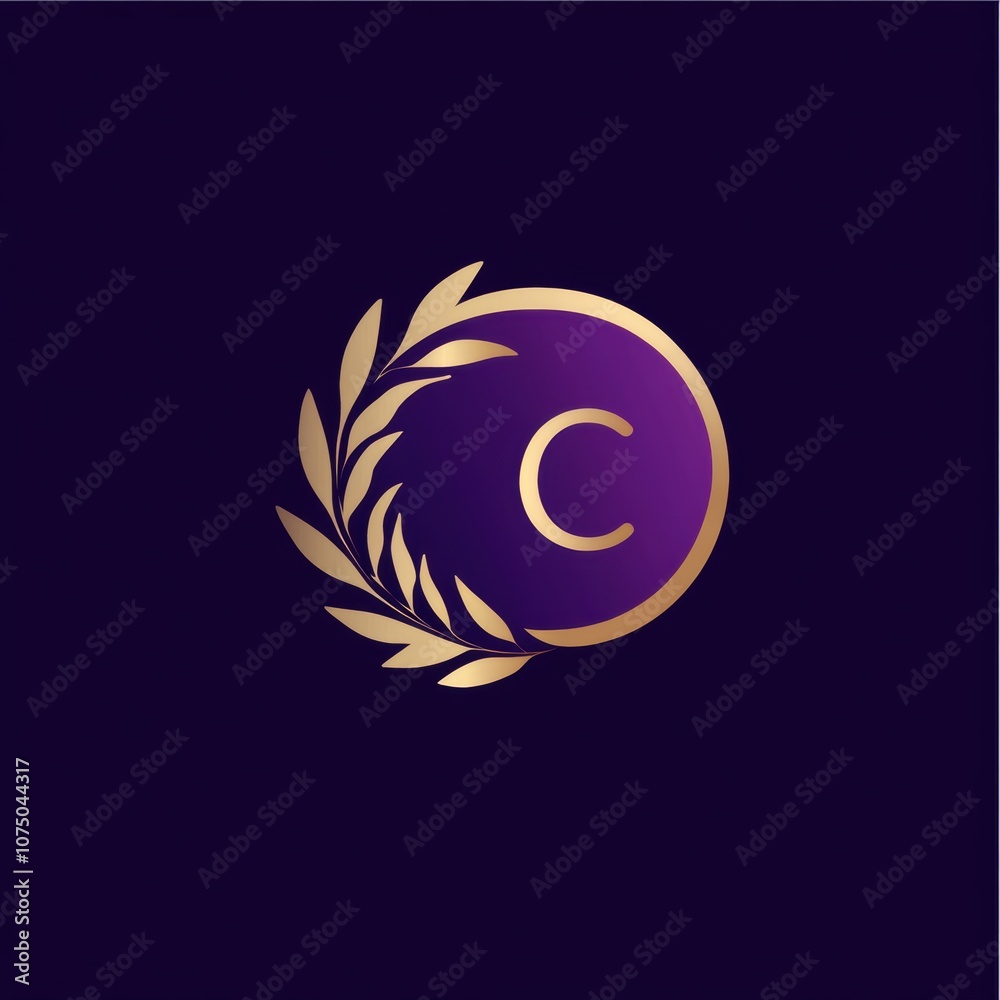 Obraz premium Logo in a minimalist style, featuring a 