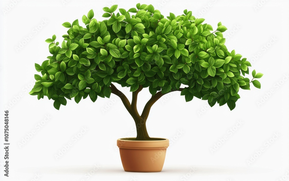 A vibrant green potted tree with lush leaves, symbolizing nature, growth, and tranquility in a modern, minimalist setting. A vibrant green potted tree with lush leaves, symbolizing nature, growth, and tranquility in a modern, minimalist setting.
