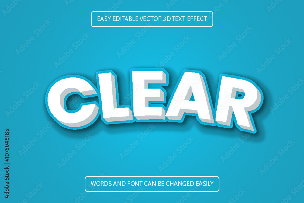 Editable luxury 3D Text effect style template. Editable luxury 3D Text effect style template.