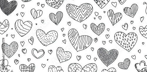 A czarno-bias, rysowane pattern with a pair of desenes. A romantic motif. A lovely wavy tangle of words, a likable inspiration. An emphatic design.