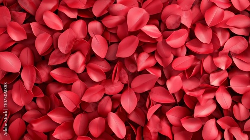 An intensely yellow-purple atmosphere with densely czerwonymi leaves growing from the ground, a view of the mountains.