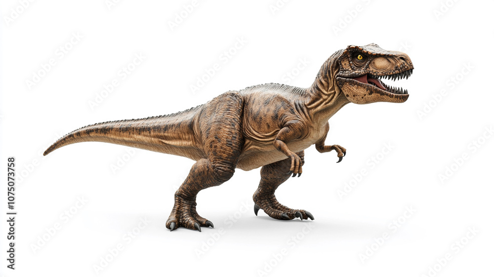 tyrannosaurus rex isolated on a white background tyrannosaurus rex isolated on a white background