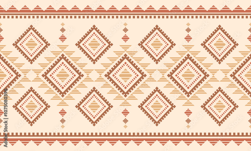 Southwest Aztec geometric Native American Mexican Navajo tribal ethnic seamless pattern fabric colorful design vector for textile printing Southwest Aztec geometric Native American Mexican Navajo tribal ethnic seamless pattern fabric colorful design vector for textile printing