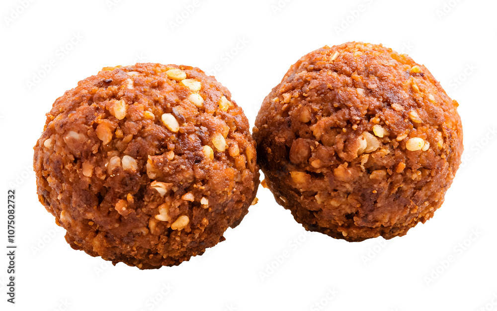 Fresh falafel ball on a transparent background. isolated background. Fresh falafel ball on a transparent background. isolated background.