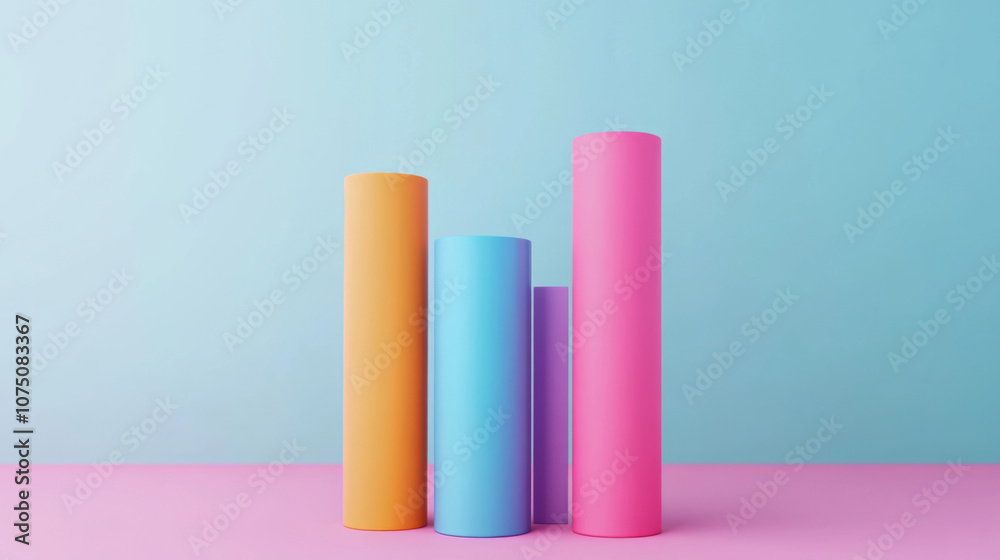 Captivating 3D Bar Charts and Line Graphs for Insightful Financial Forecasting
