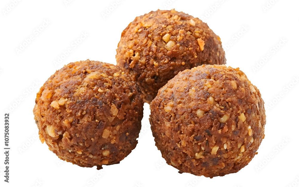 Fresh falafel ball on a transparent background. isolated background. Fresh falafel ball on a transparent background. isolated background.