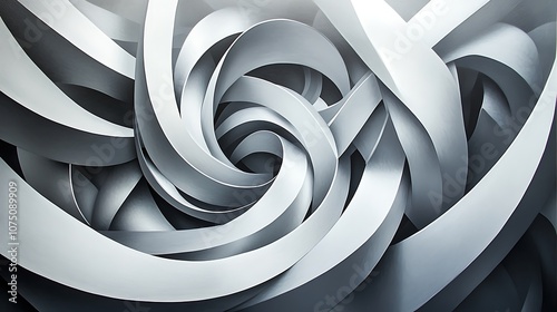 Wallpaper Mural Explore the intricate design of twisting shapes and forms Torontodigital.ca