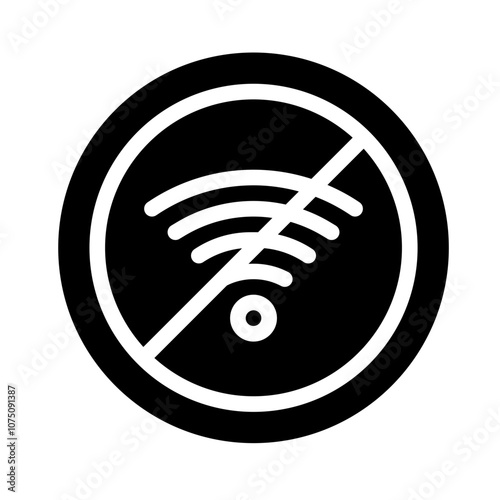 Icon Offline With Style Glyph