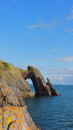 The natural beauty of Devon in England, United Kingdom constituting the English Riviera.
