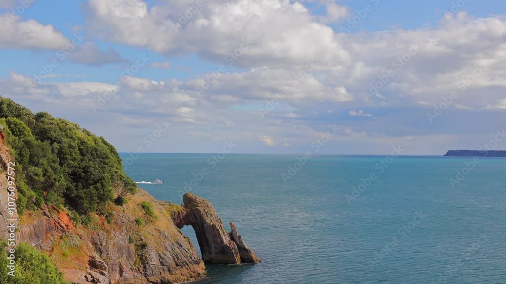 The natural beauty of Devon in England, United Kingdom constituting the English Riviera. The natural beauty of Devon in England, United Kingdom constituting the English Riviera.