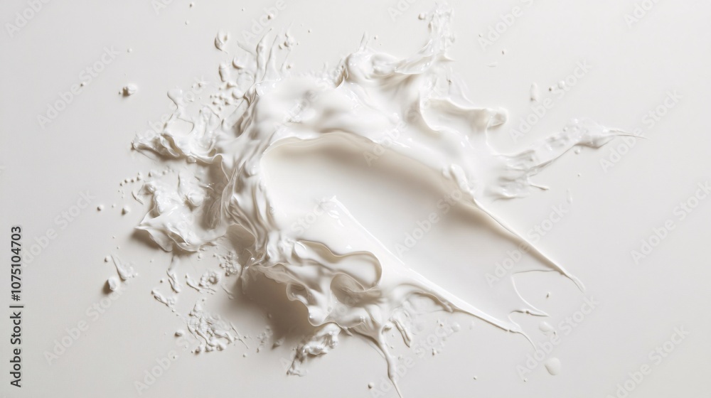 Abstract White Paint Splash on Canvas: A Textured Background for Modern Design Abstract White Paint Splash on Canvas: A Textured Background for Modern Design