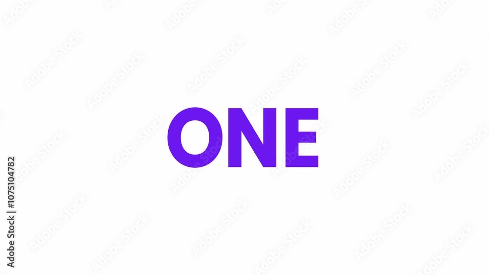 One Text Animation. Alpha matte with transparent background 4K resolution. One Text Animation. Alpha matte with transparent background 4K resolution.
