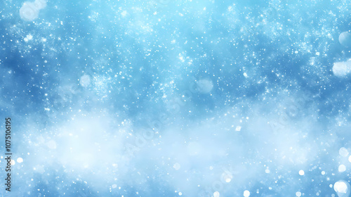 Abstract Background Winter Snowflakes Blue Festive